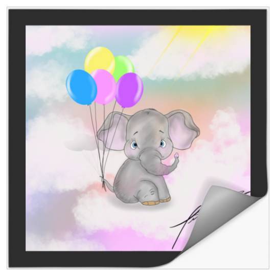Discover Ellie the Elephant Sticker: Disney Elephant Dumbo, Dumbo Stickers
