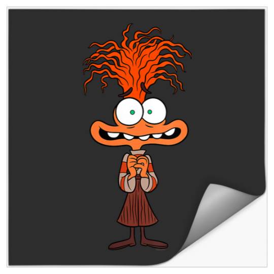 Disneyss And Pixarss Inside Out 2 Toony Colors Emotion Anxietys Stickers