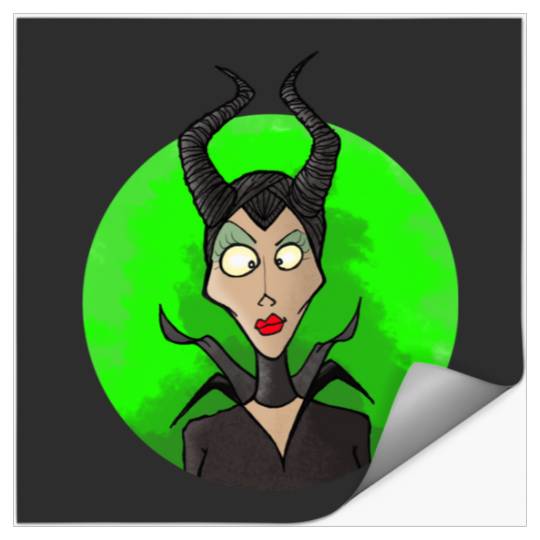 Discover Maleficah    SALE!! : Disney Villains Maleficent , Maleficent Gift S-5XL Stickers
