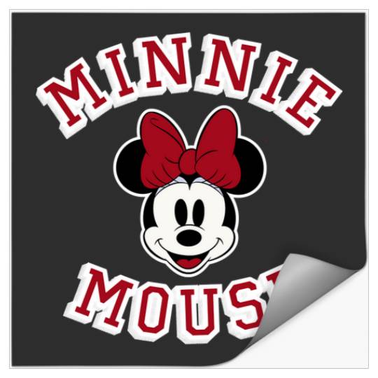 Discover Disney Mickey and Friends Minnie Mouse Varsity Stickers
