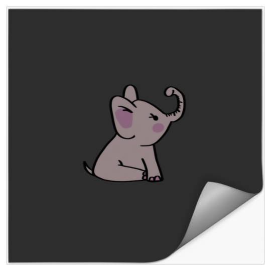 Discover Cute Elephant Graphic Design Sticker: Disney Elephant Dumbo, Dumbo Stickers