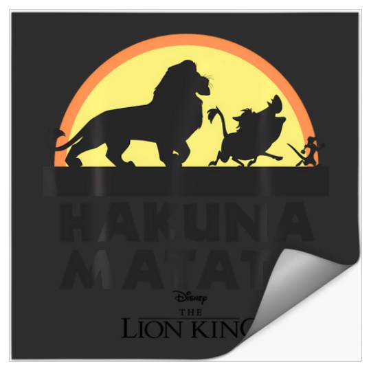 Discover Disney The Lion King Classic Logo Silhouette Stickers