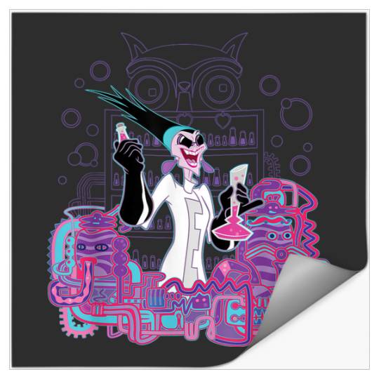 Disneyss Villains Yzma The Emperors New Groove Secret Lab Stickers