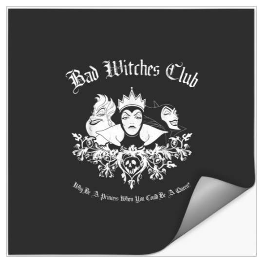 Discover Villains Bad Witches Club Group Shot Graphic   SALE!! : Disney Villains Maleficent , Maleficent Gift S-5XL Stickers