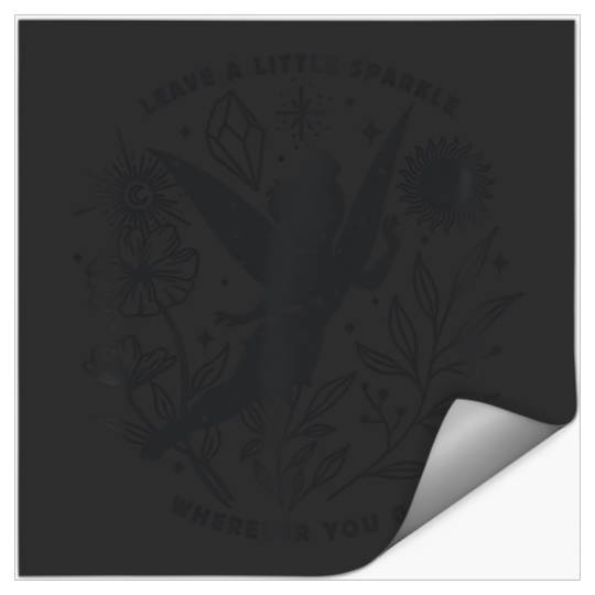 Discover Disney Peter Pan Tinkerbell Leave A Little Sparkle Stickers