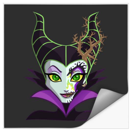 Sugar Skull Series - Dragon Queen   SALE!! : Disney Villains Maleficent , Maleficent Gift S-5XL Stickers