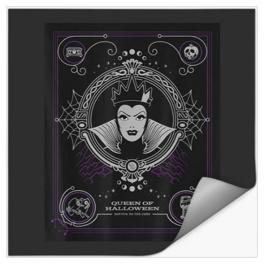 Disneyss Villains Evil Queen Of Halloween Rotten To The Core Stickers
