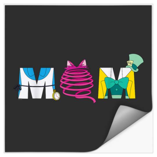 Disneyss Alice In Wonderland Mothers Day Birthday Best Mom Stickers