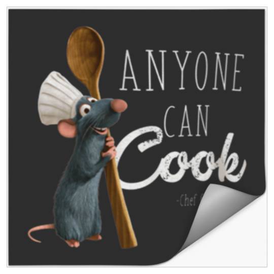 Disney Pixar Ratatouille Remy Anyone Can Cook Qu Stickers