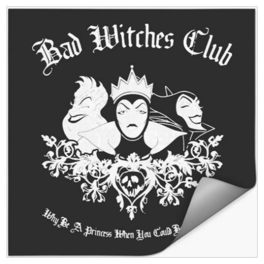 Discover Vil.lains Bad Witches Club Group Shot   SALE!! : Disney Villains Maleficent , Maleficent Gift S-5XL Stickers