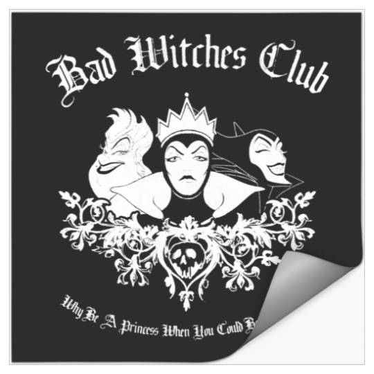 Discover Disney Villains Bad Witches Club Group Shot Graphic    SALE!! : Disney Villains Maleficent , Maleficent Gift S-5XL Stickers