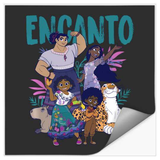Disney Encanto Group Shot Logo Stickers