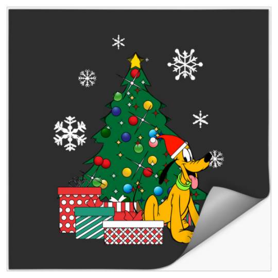 Discover Men Women Pluto A Planet Again Graphic For Fans  : Mickey Disney Christmas, Disney Christmas Stickers