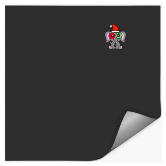 Discover Christmas Elephant Sticker7, Disney Elephant Dumbo Christmas , Dumbo Christmas Stickers
