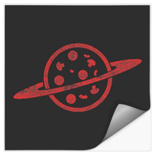 Disney Toy Story Pepperoni Pizza Planet Logo Stickers