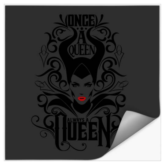Discover Once A Queen Always A Queen   SALE!! : Disney Villains Maleficent , Maleficent Gift S-5XL Stickers