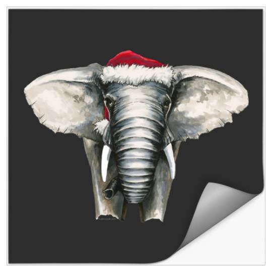 Discover Santa Elephant Sticker3, Disney Elephant Dumbo Christmas , Dumbo Christmas Stickers