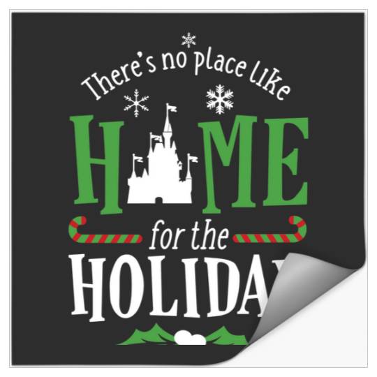 Discover Theres No Place Like Home for the Holiday  : Mickey Disney Christmas, Disney Christmas Stickers