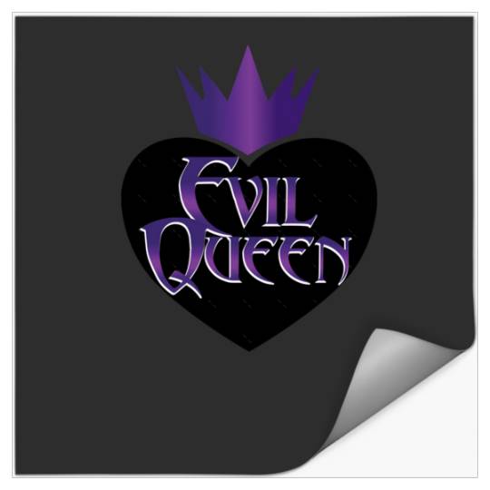 Discover Evil Queen Crown Black Heart Cool Halloween Gift Lady Boss Gift   SALE!! : Disney Villains Maleficent , Maleficent Gift S-5XL Stickers