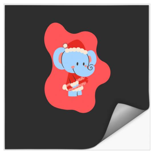 Discover Merry Christmas Elephants Premium , Disney Elephant Dumbo Christmas , Dumbo Christmas Stickers