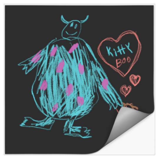 Disney And Pixars Monsters Inc. Sulley Kitty And Boo Stickers