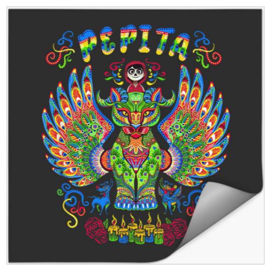 Discover Disney Pixar Coco Pepita Alebrijes Style Coco Stickers