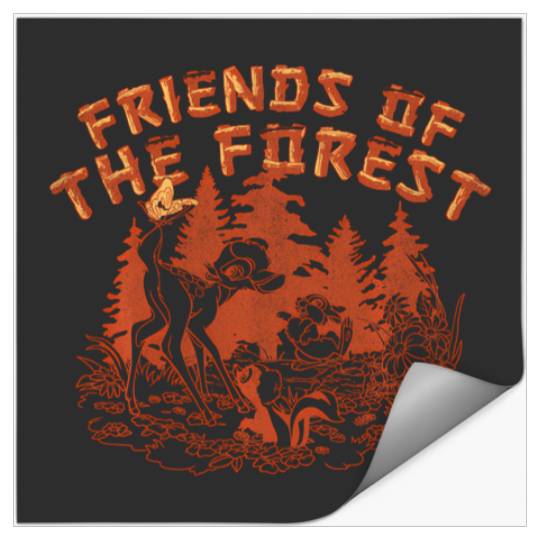 Disney Bambi Group Shot Friends Of The Forest Stickers