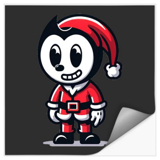 Bendy Santa Claus  : Mickey Disney Christmas, Disney Christmas Stickers