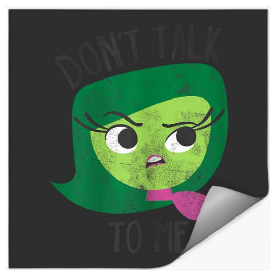 Disneyss Pixars Inside Out Don't Talk To Me Disgust Faces Faded Stickers