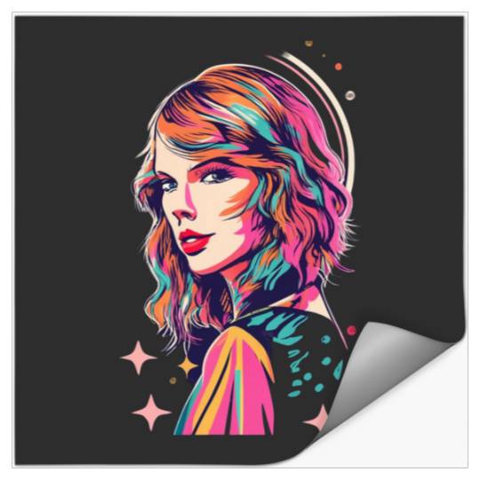 Discover Taylor The Eras Tour Shirt Stickers