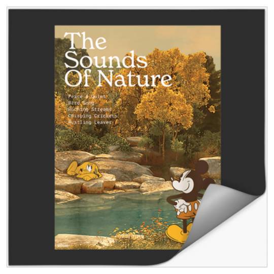 Discover Disney Mickey Mouse Pluto Sounds Of Nature Outdo Stickers