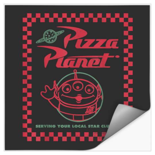 Disney Toy Story Alien Pizza Planet Box Art Stickers
