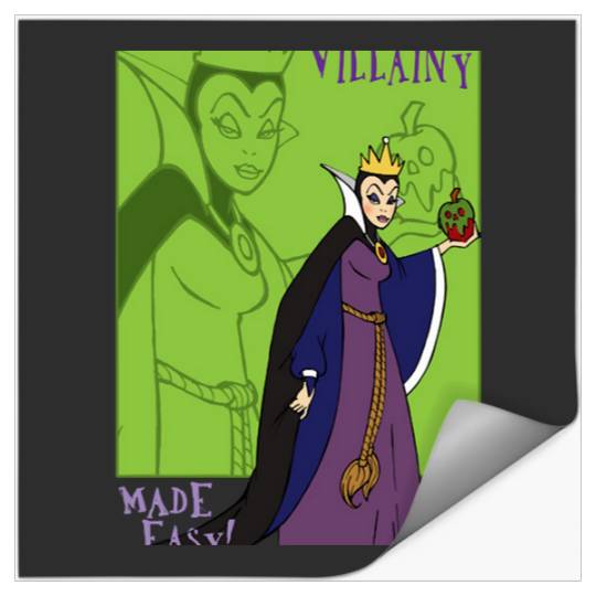 Villainy Made Easy7   SALE!! : Disney Villains Maleficent , Maleficent Gift S-5XL Stickers