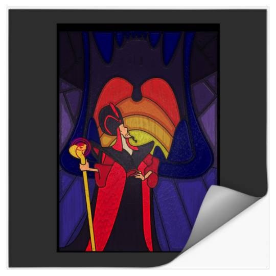 The most trusted advisor - stained glass villains   SALE!! : Disney Villains Maleficent , Maleficent Gift S-5XL Stickers