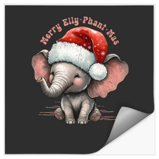 Discover Cute Christmas Elephant - Ba, Disney Elephant Dumbo Christmas , Dumbo Christmas Stickers