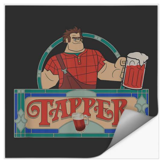 Disneyss Wreck it Ralph Tapper Root Beer Bar Vintages Logo Stickers