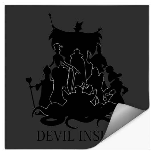 Devil Inside  1 SALE!! : Disney Villains Maleficent , Maleficent Gift S-5XL Stickers