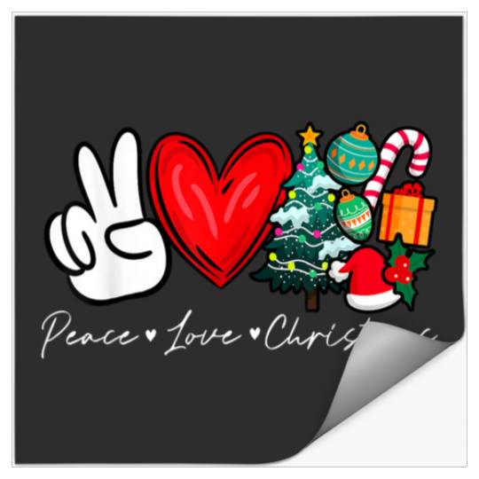 Peace Love Christmas: Mickey Disney Christmas, Disney Christmas Stickers