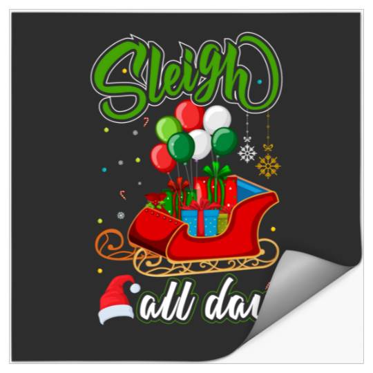 Sleigh all day  : Mickey Disney Christmas, Disney Christmas Stickers
