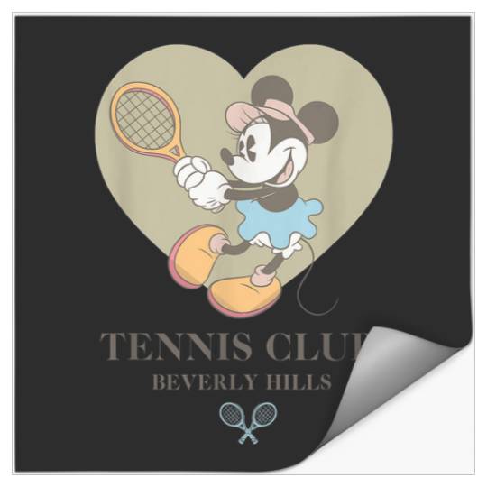 Disney Minnie Mouse Tennis Club Beverly Hills  L Stickers