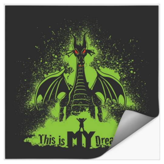 Discover This is MY Dream   SALE!! : Disney Villains Maleficent , Maleficent Gift S-5XL Stickers