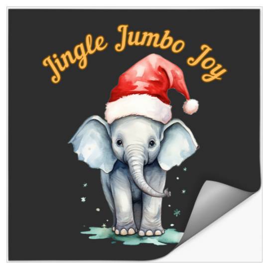 Discover Jingle Jumbo Joy. elephant lover  , Disney Elephant Dumbo Christmas , Dumbo Christmas Stickers