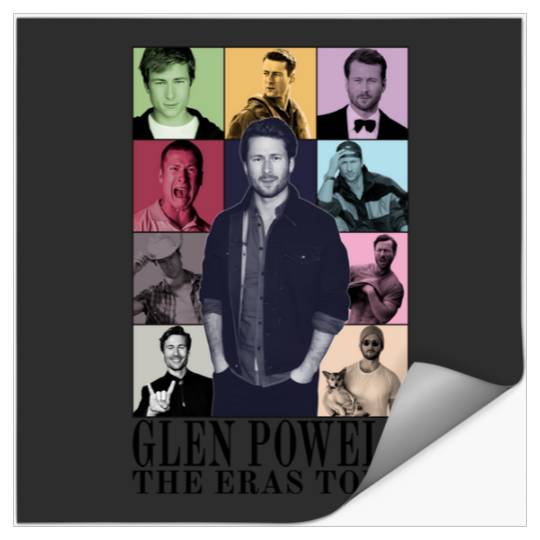 Discover Vintage Glen Powell The Eras Tour  , Twilight  _ Twilight Saga , The Eras Saga Stickers