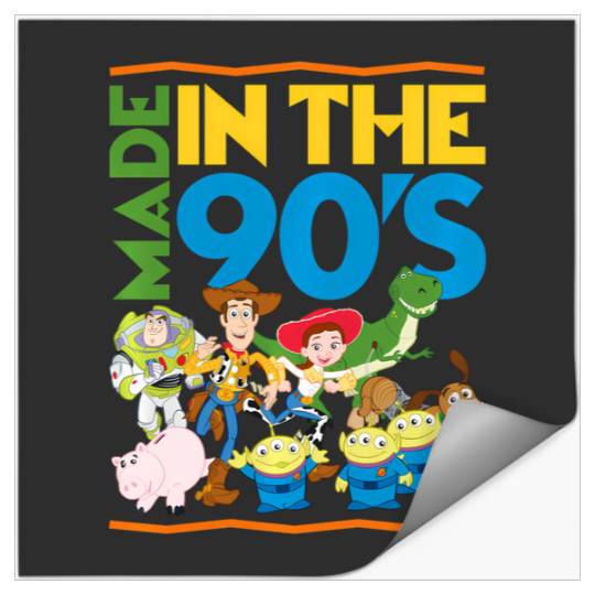 Disney Pixar Toy Story Made In The 90'S Graphic Hoodie Stickers