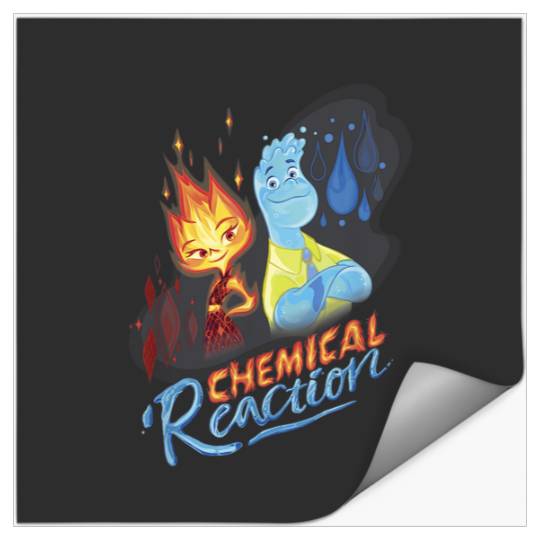 Discover Disney Pixar Elemental Chemical Reaction Ember W Stickers