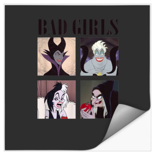 Discover Villains Bad Girls Villain Box Up   SALE!! : Disney Villains Maleficent , Maleficent Gift S-5XL Stickers