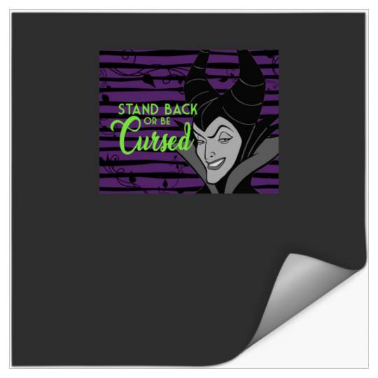 Villains with Horns Stand Back Or Be Cursed Design   SALE!! : Disney Villains Maleficent , Maleficent Gift S-5XL Stickers