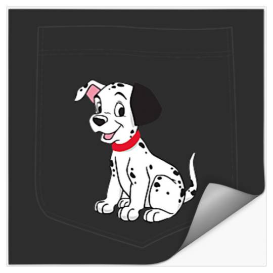 Dalmatian Disney 101 Dalmatian Lucky Pocket Dalmatians Dog Stickers