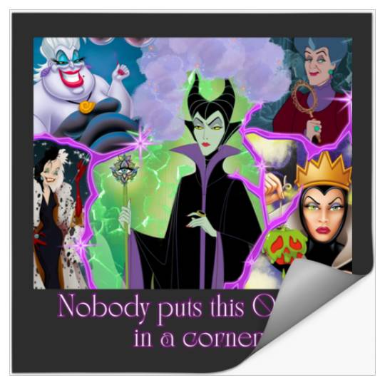 Evil Queen Not in a Corner   SALE!! : Disney Villains Maleficent , Maleficent Gift S-5XL Stickers