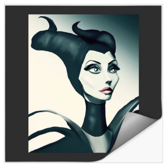 Discover Once Upon a Dream  1 SALE!! : Disney Villains Maleficent , Maleficent Gift S-5XL Stickers